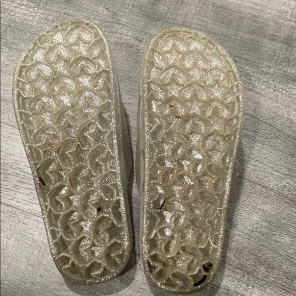 Cat & Jack glitter Jelly Birkenstock style sandals - Picture 5 of 5